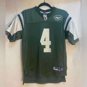 Brett Favre Jersey 4 New York Jets NFL Football Tee Youth Size Large 14-16
